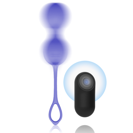 Mr Boss | Dumas | Vibrating Kegel Beads with Remote Control | Purple