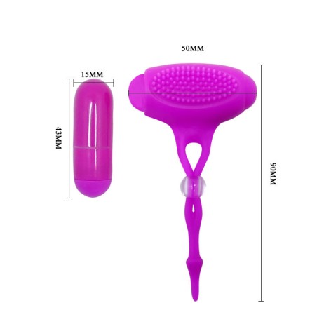 Bankroft | Silicone Nipple Stimulators | Purple