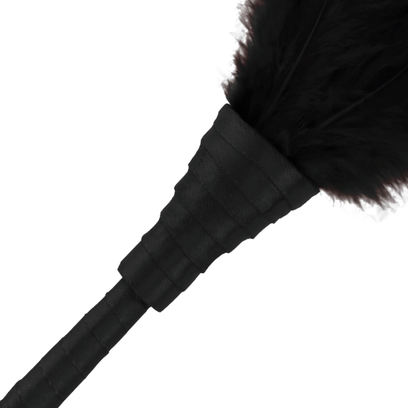 Darkness | Luxury Massage Feather Whip | Black