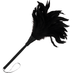 Darkness | Luxury Massage Feather Whip | Black