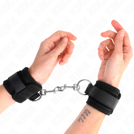 Kink | Adjustable Velcro Handcuffs | Black