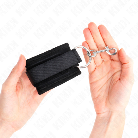 Kink | Adjustable Velcro Handcuffs | Black