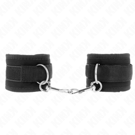 Kink | Slim Profile Velcro Handcuffs | Black