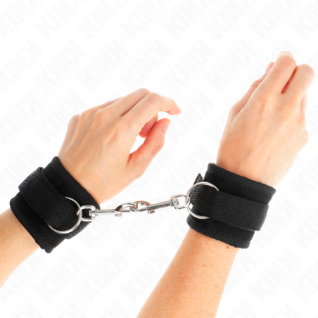 Kink | Slim Profile Velcro Handcuffs | Black