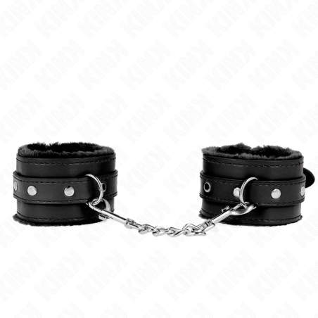 Kink | Fur Lined Wrist Restrains | Black