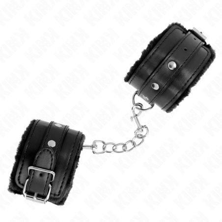 Kink | Fur Lined Wrist Restrains | Black