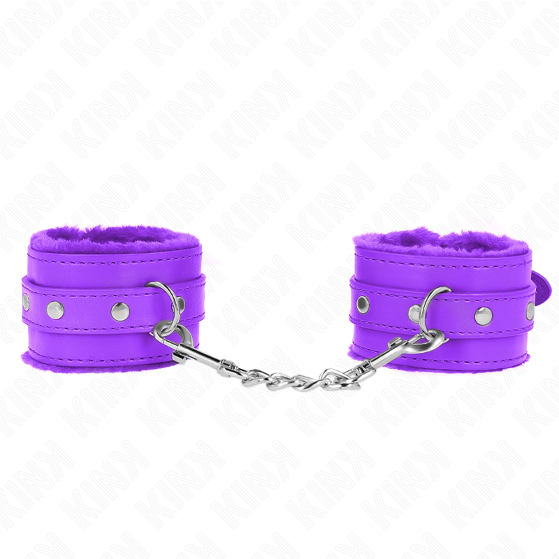 Kink | Fur Lined Wrist Restrains | Purple