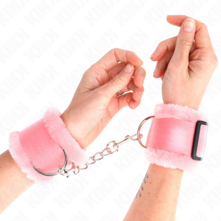 Kink | Soft Adjustable Handcuffs | Pink