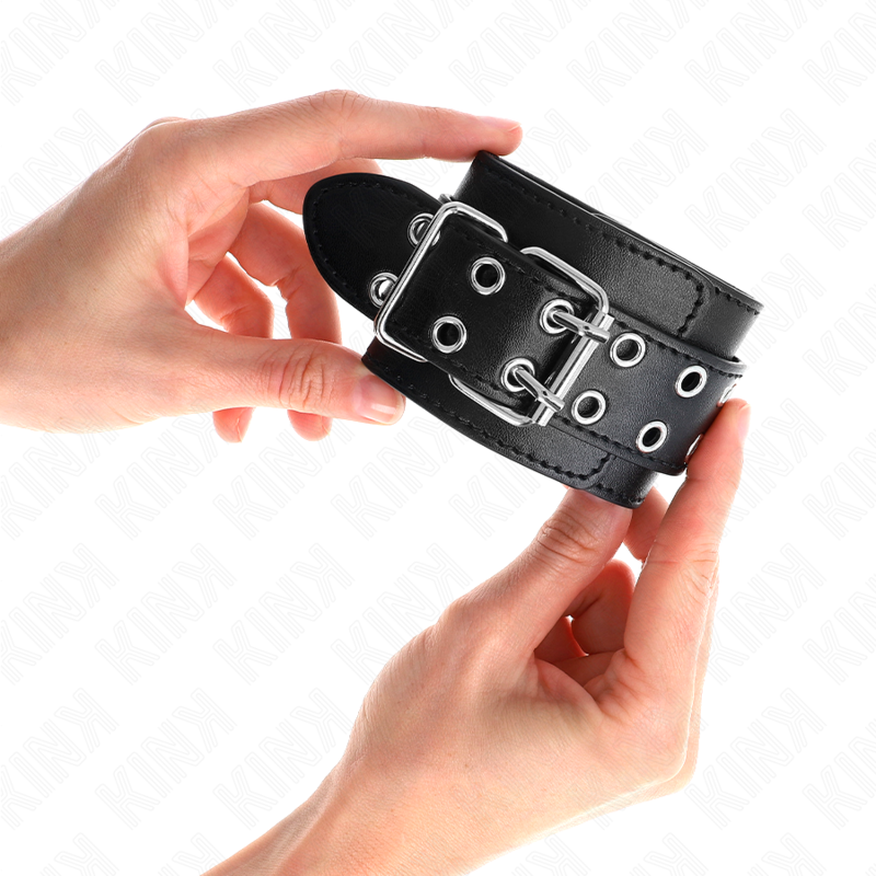 Kink | Double Buckle Wrist Restrains | Black