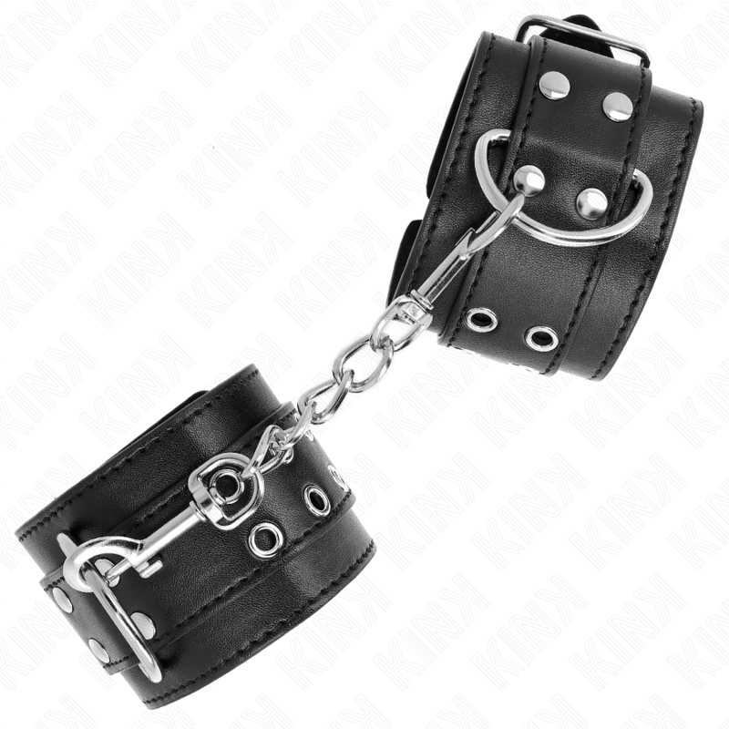 Kink | Double Buckle Wrist Restrains | Black