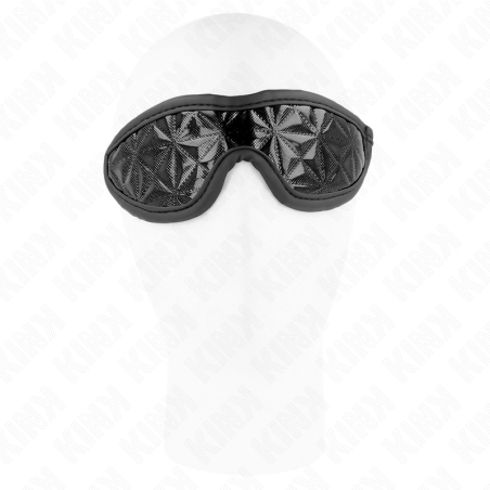 Kink | Diamont Pattern Eyemask | Black