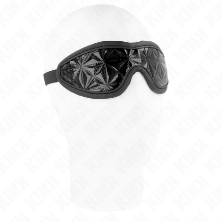 Kink | Diamont Pattern Eyemask | Black