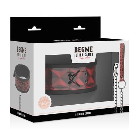 BEGME | Red Edition Premium | Vegan Δερμάτινο Κολάρο