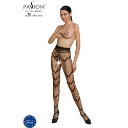 Passion | Eco Collection S006 | Διχτυωτό Καλσόν | Μαύρο - Μέγεθος: S-L