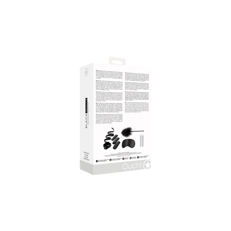 Black and White | Bed Bindings Restraint Set