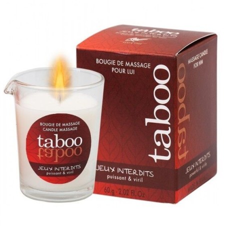 TABOO | MASSAGE CANDLE FOR HIM JEUX INTERDITS