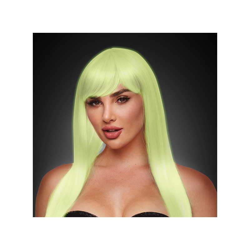 Pleasure Wigs | Wig Amber White Glow in the Dark