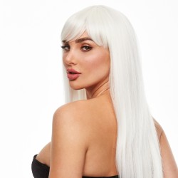 Pleasure Wigs | Wig Amber White Glow in the Dark