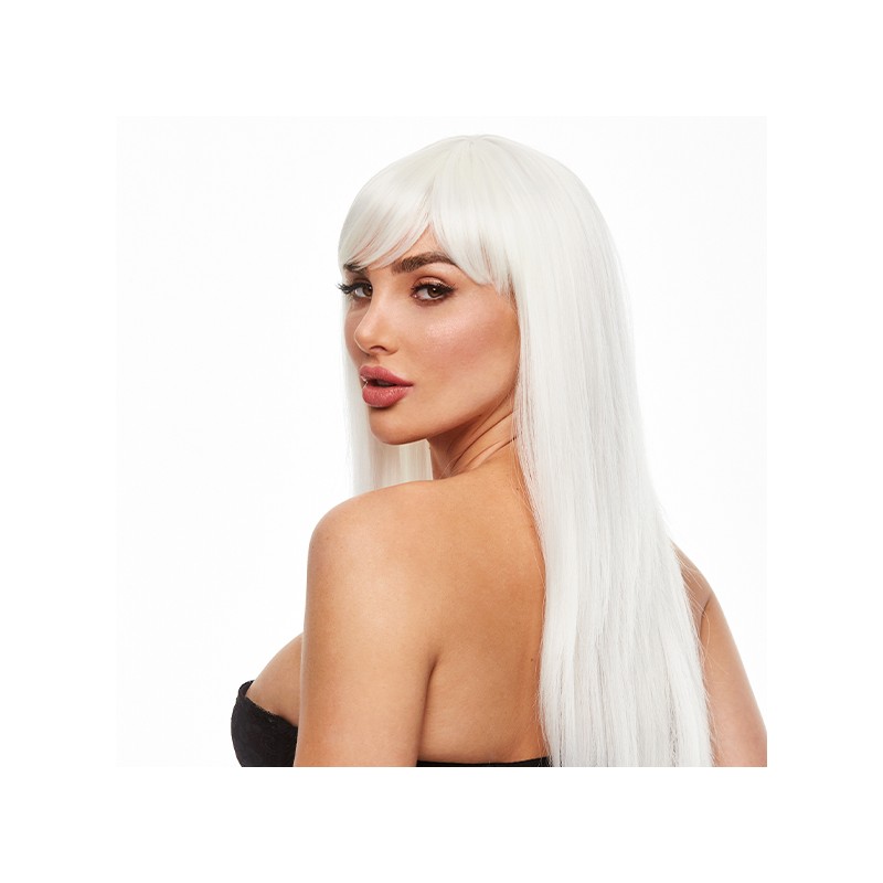 Pleasure Wigs | Wig Amber White Glow in the Dark