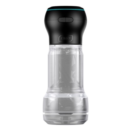 Kiiroo | Feel Crystal Pocket Stroker + PowerBlow Black