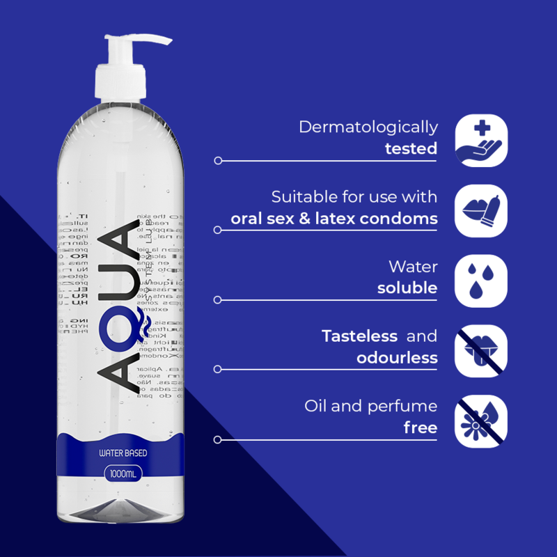 AQUA QUALITY | WATER BASED LUBRICANT - 1000 ML