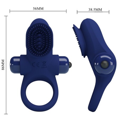PRETTY LOVE | Palle Ring With Vibration - Blue