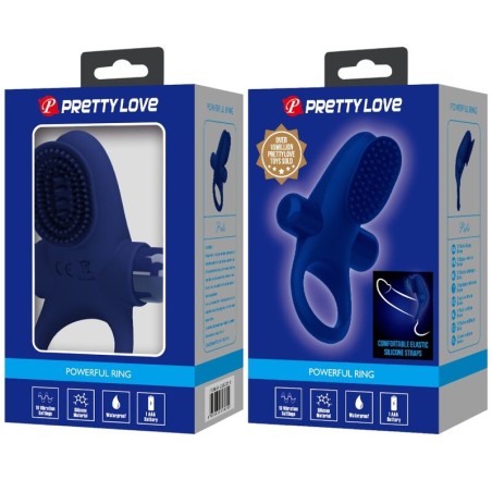 PRETTY LOVE | Palle Ring With Vibration - Blue