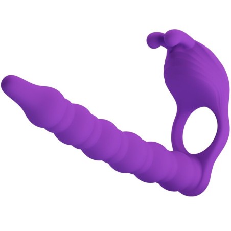 PRETTY LOVE | BLACKNEY | Penis Ring With Lila Vibrator Plug