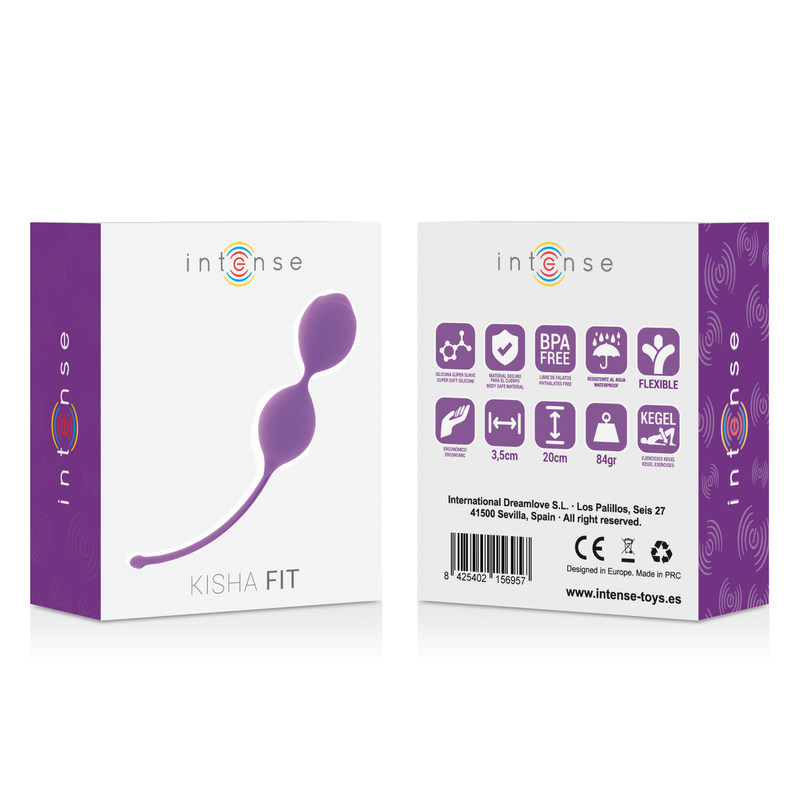 INTENSE | KISHA | Fit Silicone Kegel Balls - Purple