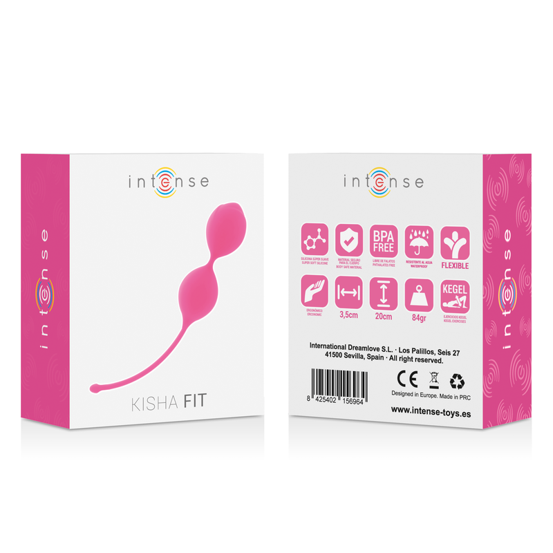 INTENSE | KISHA | Fit Kegel Silicone Balls - Fuchsia