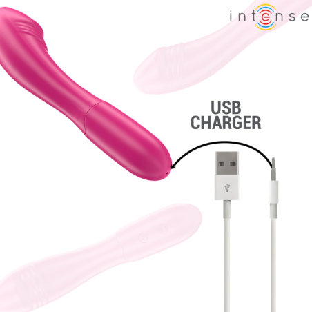 INTENSE | BELINDA | Vibrator 19 cm Flexible 10 Vibrations - Pink