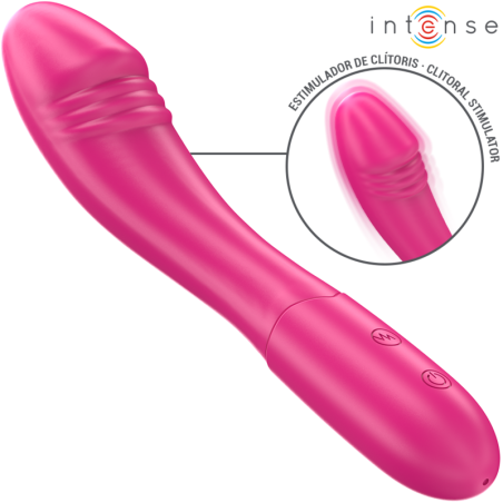 INTENSE | BELINDA | Vibrator 19 cm Flexible 10 Vibrations - Pink