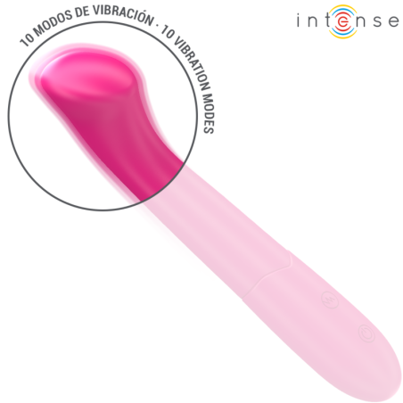 INTENSE | PATY | Vibrator 19cm Flexible 10 Vibrations Model 2 - Pink