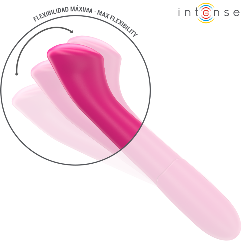 INTENSE | PATY | Vibrator 19cm Flexible 10 Vibrations Model 2 - Pink