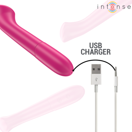 INTENSE | PATY | Vibrator 19cm Flexible 10 Vibrations Model 2 - Pink