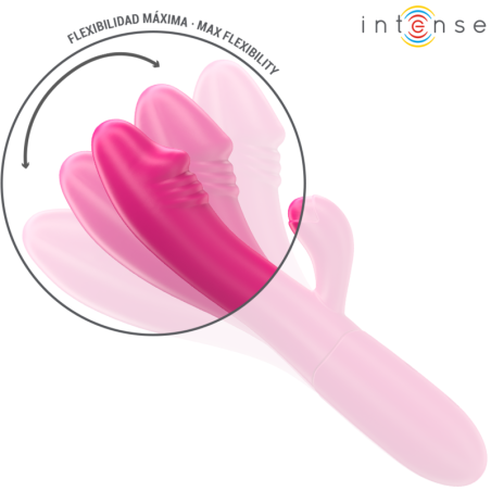 INTENSE | IVY | Flexible Vibrator 10 Vibrations With Stimulating Tongue - Pink