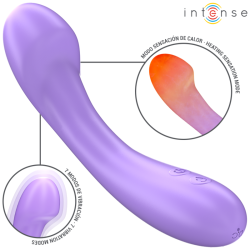 INTENSE | BECKY | Vibrator 19cm Heatable 7 Vibrations - Purple