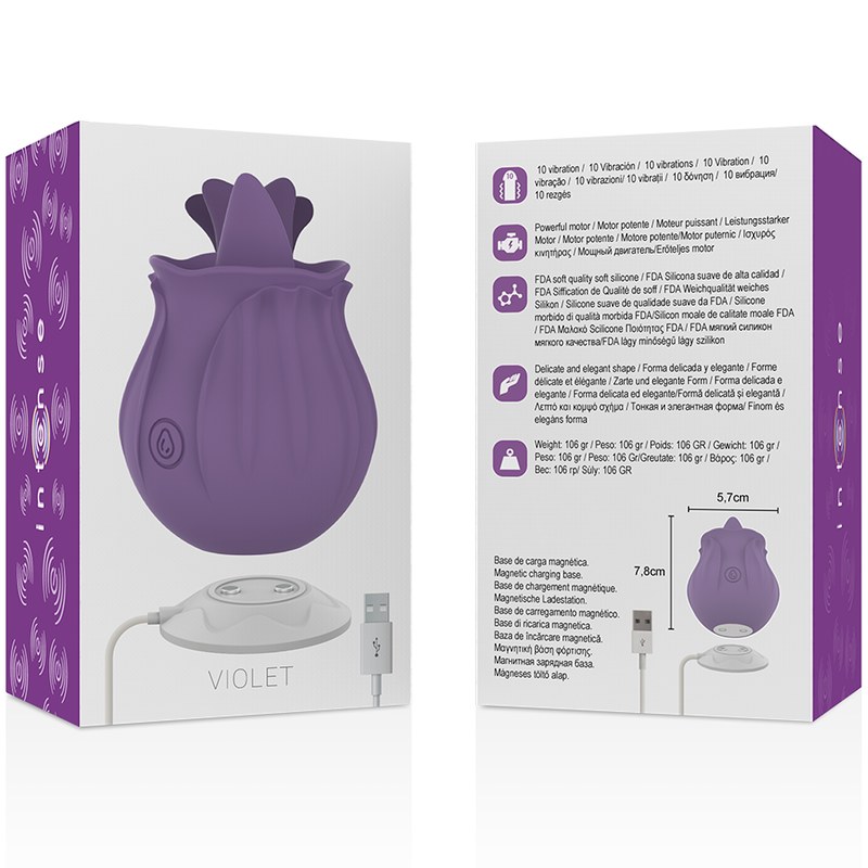 INTENSE | VIOLET | Clitoris Stimulator 10 Vibrations - Lilac