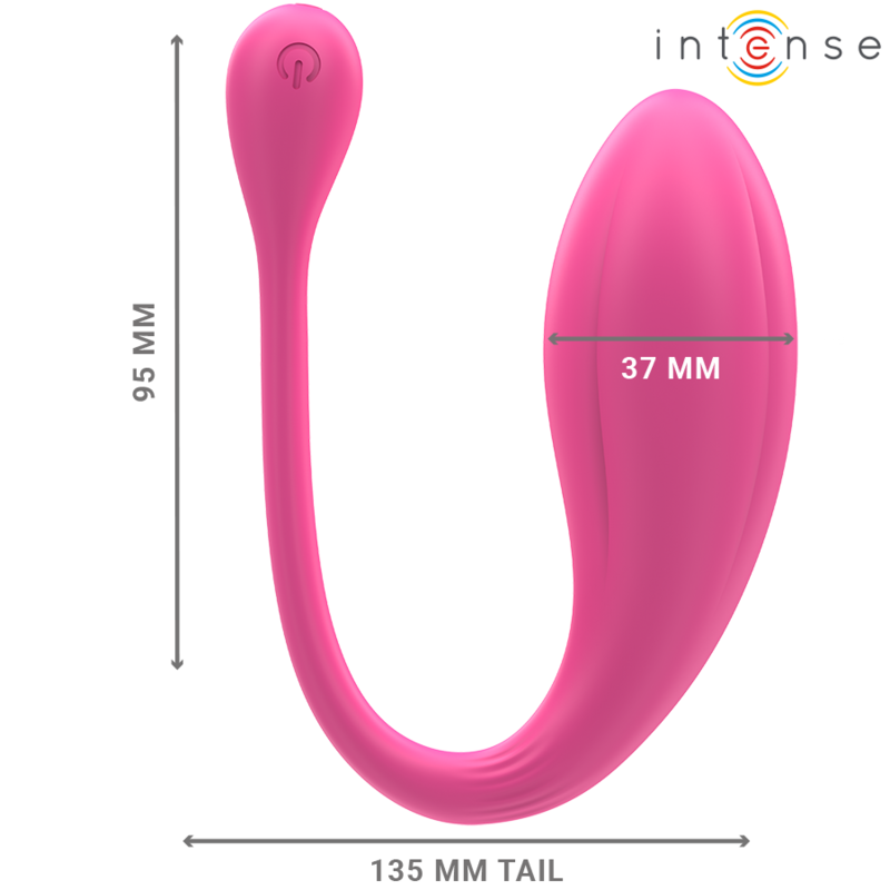 INTENSE | JANICE U | Vibrator Double Stimulation 10 Vibrations Pink Remote Control