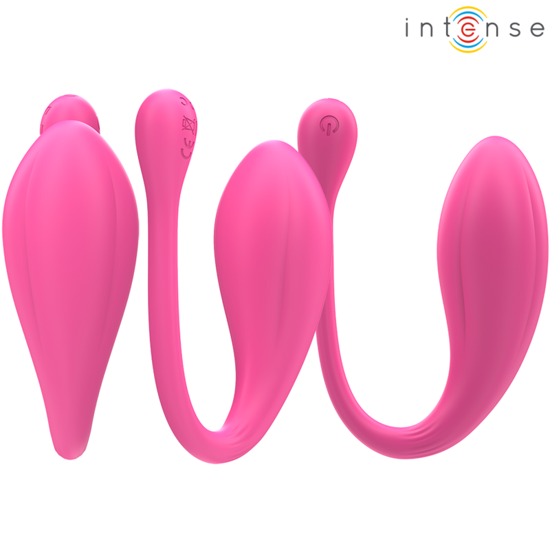 INTENSE | JANICE U | Vibrator Double Stimulation 10 Vibrations Pink Remote Control