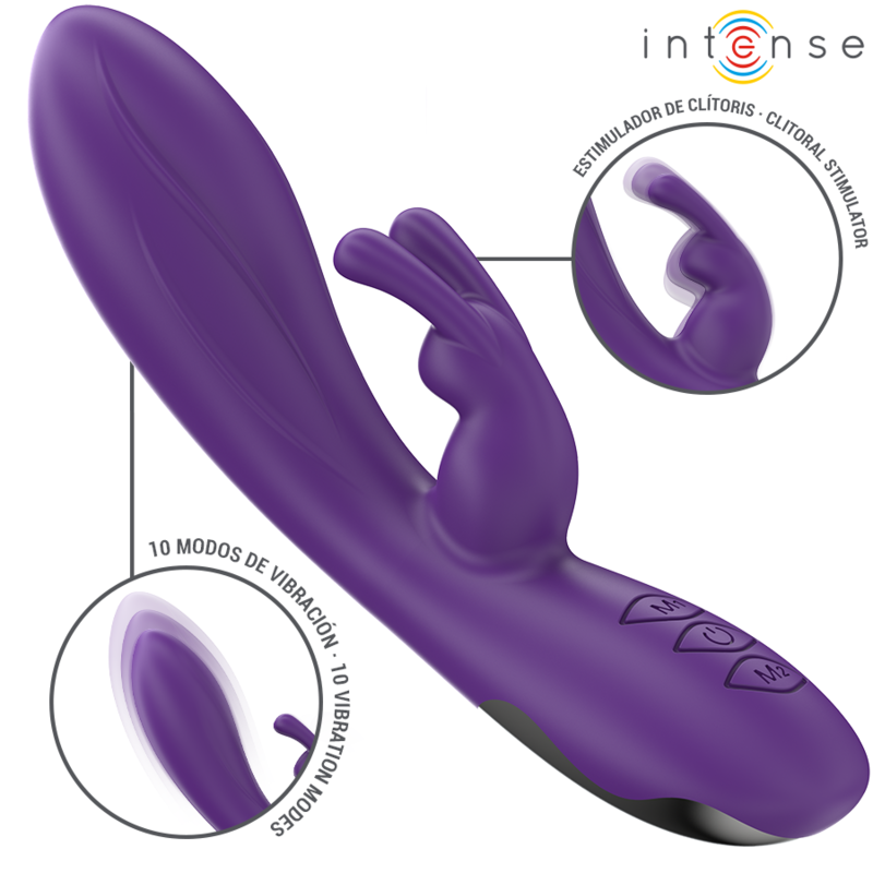 INTENSE | RANDALL | Rabbit Vibrator 10 Vibrations - Purple