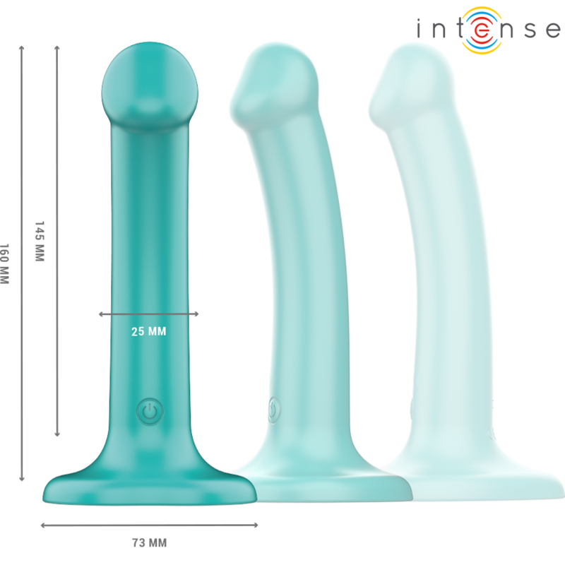 INTENSE | KATIE | Vibrator With Suction Cup 10 Vibrations - Remote Cotrol