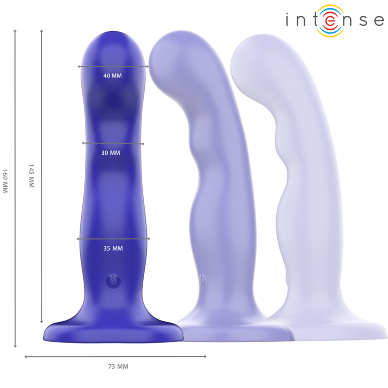 INTENSE | SHORTY | G-Spot Δονητής Σιλικόνης Με Remote Control - Μπλε