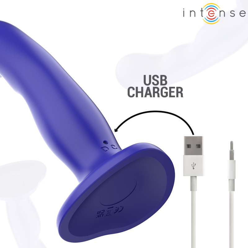 INTENSE | SHORTY | G-Spot Δονητής Σιλικόνης Με Remote Control - Μπλε