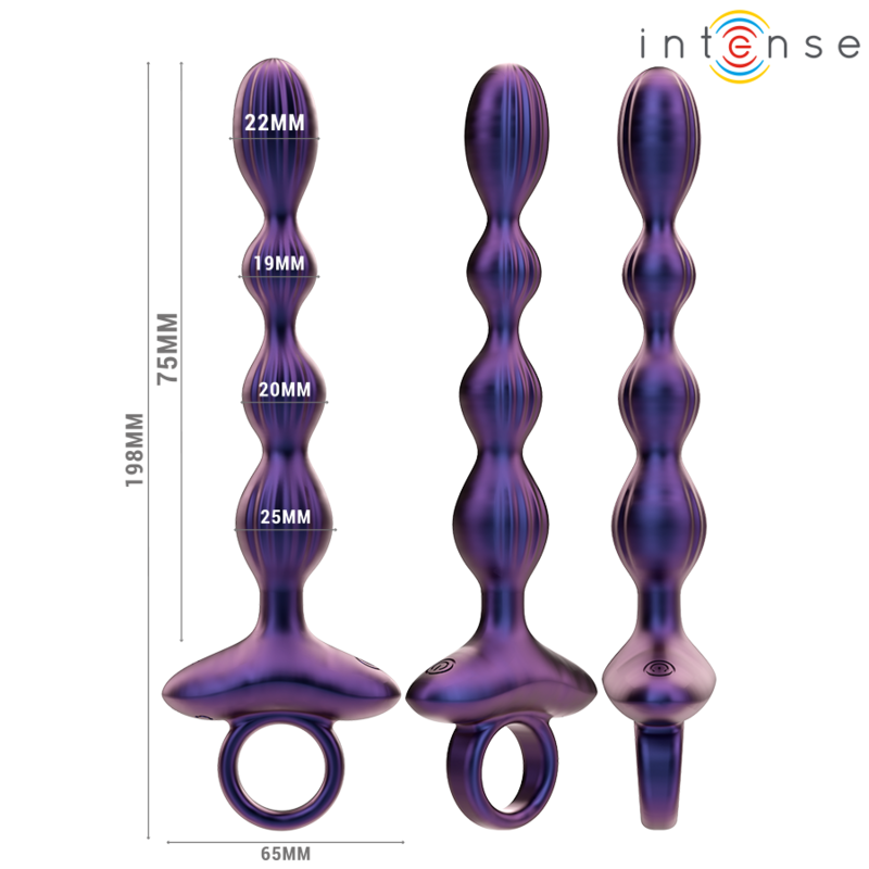 INTENSE | JACKIE | Vibrating Anal Plug Model 1 - Remote Control