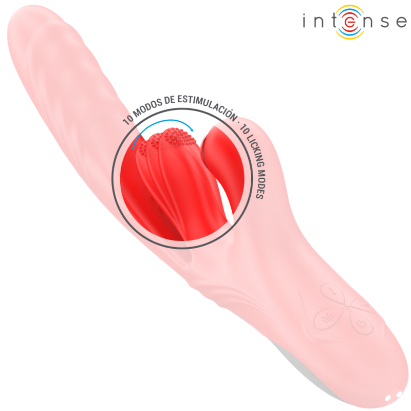 INTENSE | KAROL | Multifunction Vibrator Thrust & Stimulation & Suction - Red