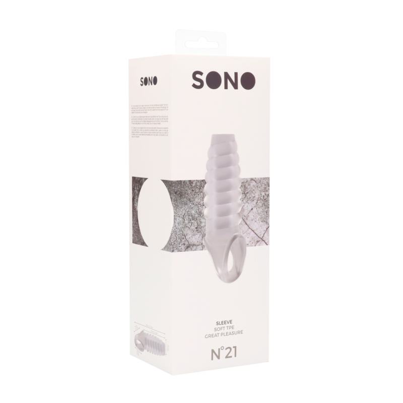 SONO | No. 21 |Ανάγλυφο Κάλυμμα Πέους Με Ανοιχτό Άκρο