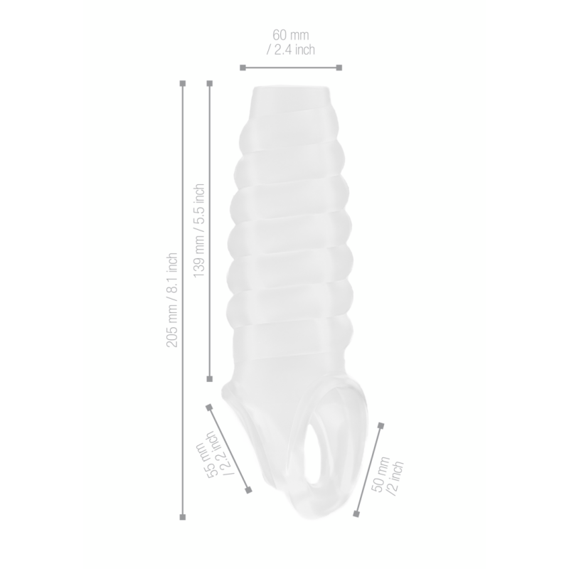 SONO | No. 21 |Ανάγλυφο Κάλυμμα Πέους Με Ανοιχτό Άκρο