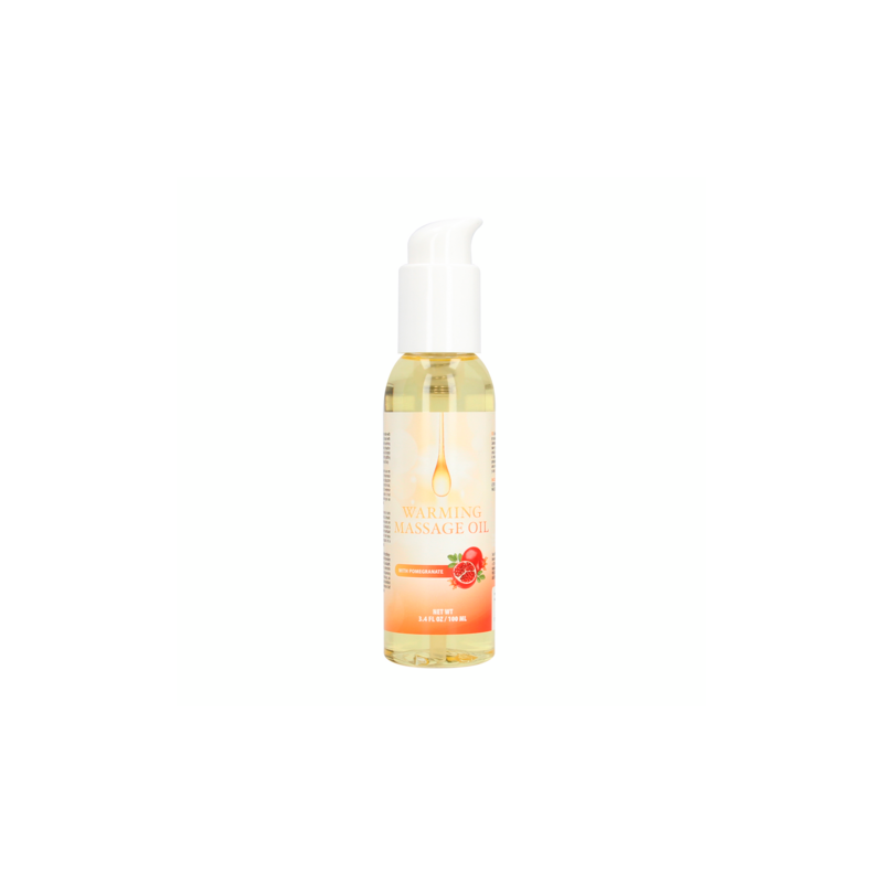 Θερμαντικό Λάδι Massage - Ρόδι - 100ml