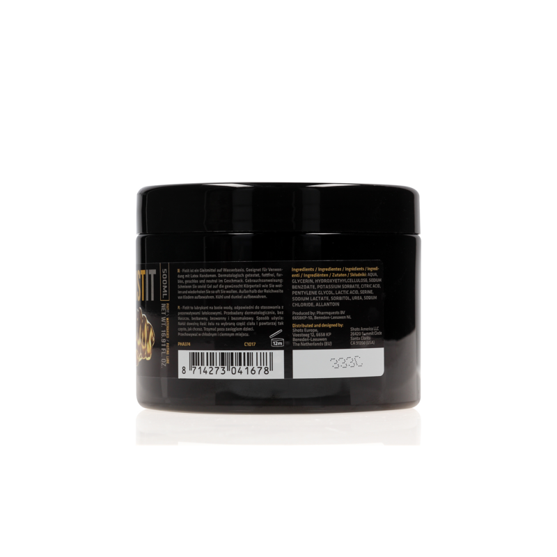 Fistit | Black Edition | Πρωκτικό Λιπαντικό Βάσης Νερού - 500 ml